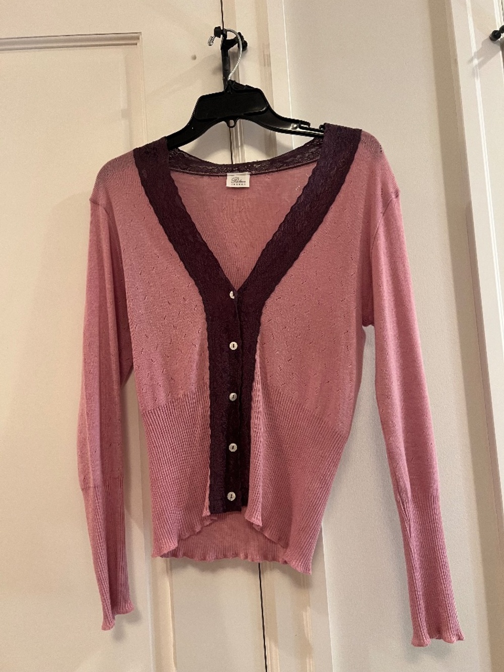 Purple Cardigan